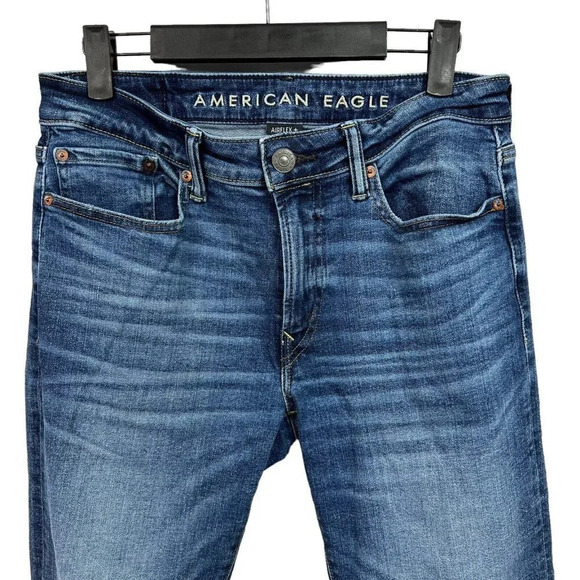 American Eagle Airflex Jeans Men's 29x32 (Measure 29x31) Cotton Elastane Blend - Picture 3 of 7